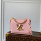 M20699 TWIST PM shoulder bag cross body bags pink COWHIDE/ REAL LEATHER
