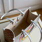 M20815 ONTHEGO TOTE BAG EMBROIDERED AND LEATHER TRIM SMALL 35 yellow GREEN