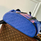 M21104 Christopher Taurillon Handbag travel bag blue calfskin Monogram