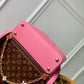 M22375 Capucines MINI Taurillon 21cm pink COWHIDE/ REAL LEATHER