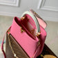 M22375 Capucines MINI Taurillon 21cm pink COWHIDE/ REAL LEATHER