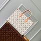 M24708 OnTheGo MM Monogram jacquard fabric white