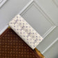 M24708 OnTheGo MM Monogram jacquard fabric white