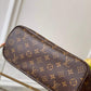M41245 Neverfull PM Monogram Canvas Red inside subaxillary bag Handbag
