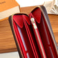 M41894 Zippy Wallet red monogram clutch bag Women purse Free shipping