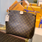 M43701 GRACEFUL PM small size MONOGRAM apricot subaxillary bag Handbag