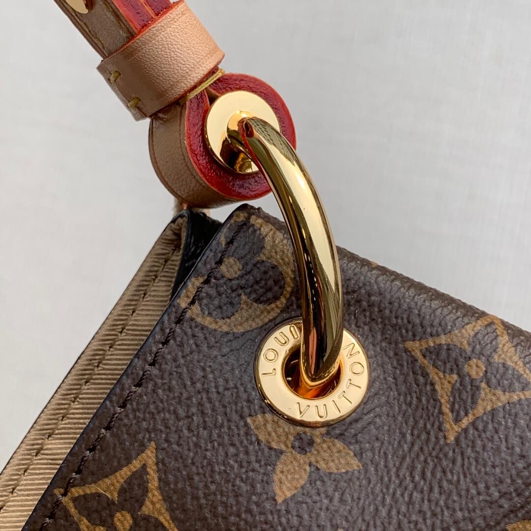 M43704 GRACEFUL MM big size MONOGRAM apricot Handbag subaxillary bag