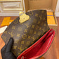 M43713 chian sling bag red monogram real leather
