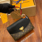 M43714 chain sling bag black monogram real leather