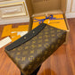 M43714 chain sling bag black monogram real leather