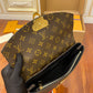 M43714 chain sling bag black monogram real leather