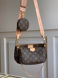 M44840 shoulder bag cross body bags red calfskin Monogram