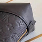 M44866 shoulder bag Handbag calfskin black Small size