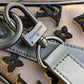M45046 Keepall Triangle BANDOULIÈRE 50 Tuffetage Handbag cross body bags shoulder bag black calfskin Monogram