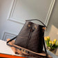 M45256 NEONOEMM BLACK Monogram Empreinte leather