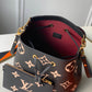 M45497 NEONOE MM Bucket bag BLACK/BEIGE Bicolor Monogram Empreinte leather