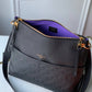 M45522 MAIDA HOBO Melie black monogram subaxillary bag 30cm