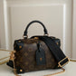 M45571 Petite Malle Souple Handbag shoulder bag cross body bags black calfskin Monogram