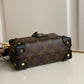 M45571 Petite Malle Souple Handbag shoulder bag cross body bags black calfskin Monogram
