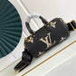 M45708 Papillon BB prefall Papillon trunk toile shoulder bag black calfskin Monogram Empreinte