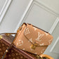 M45773 Pochette Metis Monogram Empreinte shoulder cross body bag brown