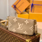 M45777 Multi Pochette Accessoires cross body bags shoulder bag brown calfskin Monogram