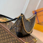 M45831 Odeon Handbag shoulder bag cross body bags black calfskin Monogram