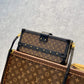 M46120 PETITE MALLE EAST WEST black Monogram 27cm