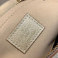 M46163 Handbag shoulder bag cross body bags calfskin dirty white Embossing