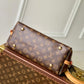 M46203 CARRYALL PM Monogram canvas with natural leather trim