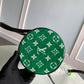 M46206 Nicolas Ghesquière Monogram Handbag subaxillary bag green cowhide-leather