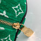 M46206 Nicolas Ghesquière Monogram Handbag subaxillary bag green cowhide-leather