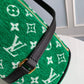 M46206 Nicolas Ghesquière Monogram Handbag subaxillary bag green cowhide-leather