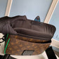 M46246 S LOCK MESSENGER Monogram Macassar green man bag Sac Plat shoulder bag