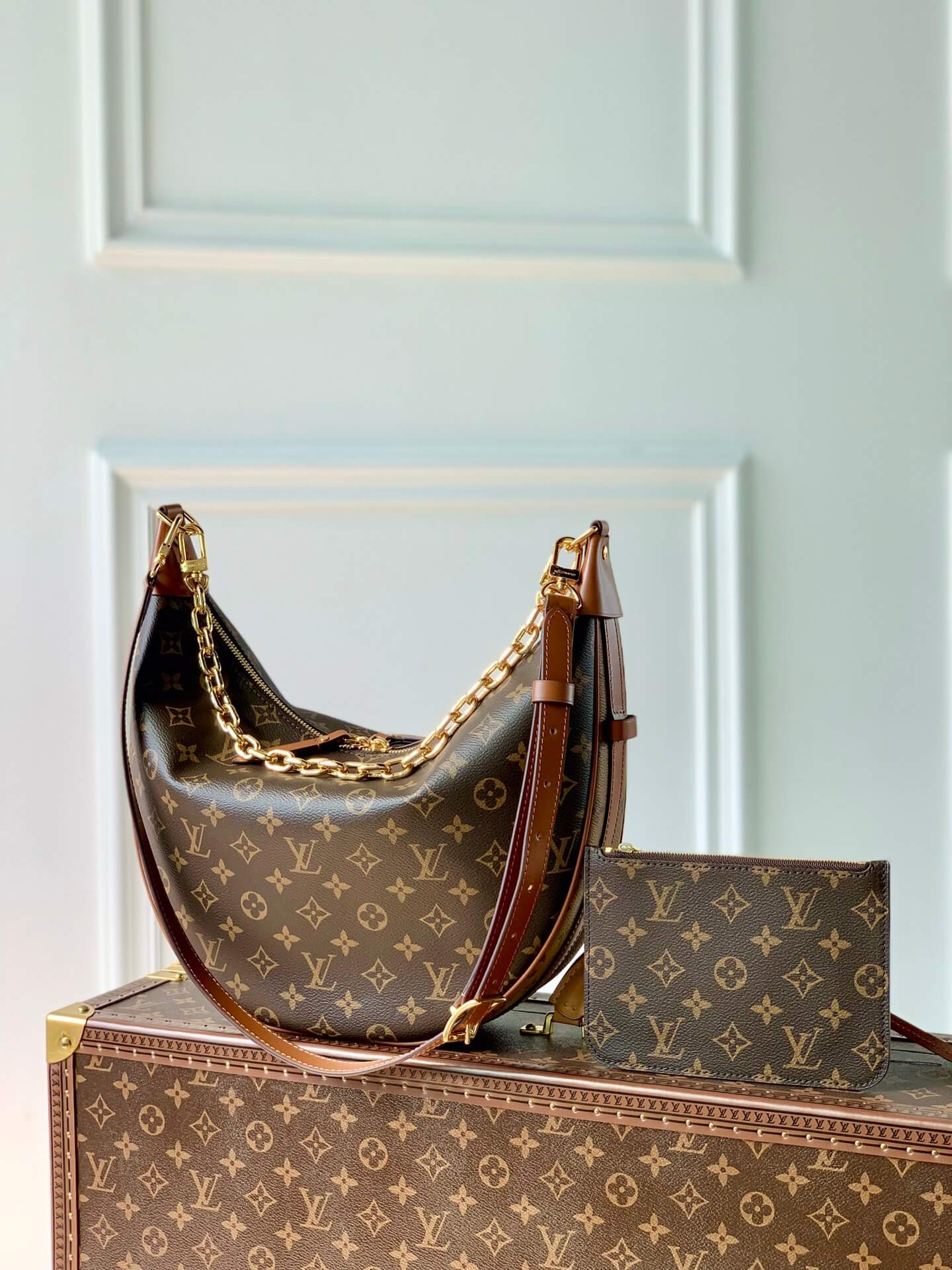 M46311 Loop Hobo marel brown monogram shoulder bag cross body bags