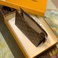 M47544 Clutch bag subaxillary bag brown calfskin Monogram
