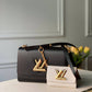 M50280 shoulder bag cross body bags black Leather rose gold