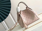 M54353 Hina PM Magnolia pink silver hardware tote bucket bag Two bags in one (2 in 1)