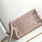 M54353 Hina PM Magnolia pink silver hardware tote bucket bag Two bags in one (2 in 1)
