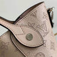 M54353 Hina PM Magnolia pink silver hardware tote bucket bag Two bags in one (2 in 1)