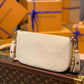 M57631 Multi Pochette Accessoires cross body bags shoulder bag dirty white calfskin Monogram
