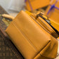 M57800 LOCKME BUCKET messenger bucket bag Handbag shoulder bag yellow Lambskin