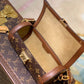 M57835 Papillon BB prefall Papillon trunk toile shoulder bag brown calfskin monogram