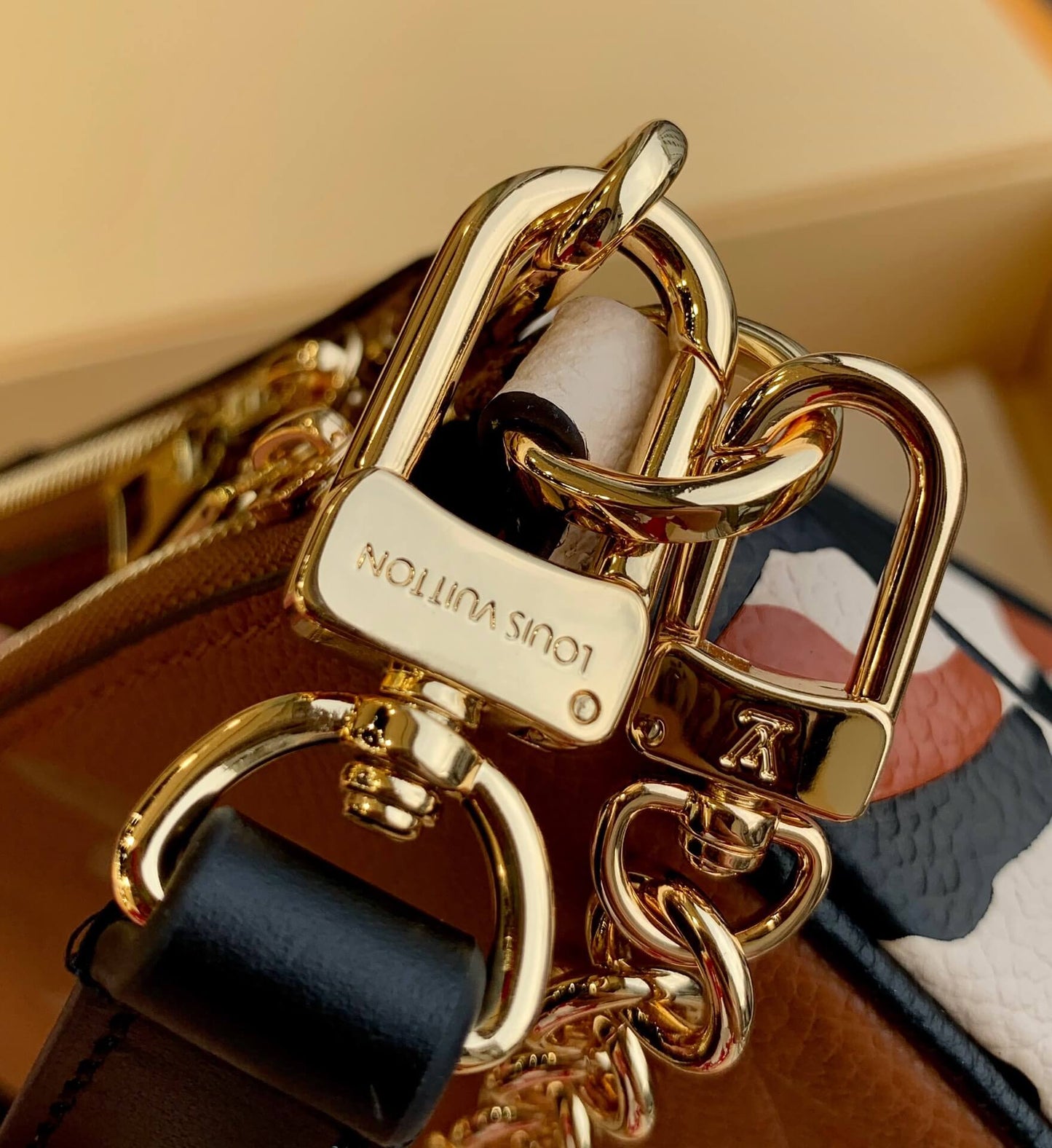 M58520 Multi Pochette Accessoires cross body bags shoulder bag brown calfskin Wild at Heart Monogram Empreinte