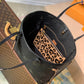M58525 neverfull Monogram Empreinte Handbag black calfskin