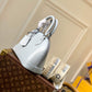 M59345 Alma BB Handbag shoulder bag cross body bags blue calfskin Monogram
