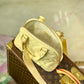 M59821 Alma BB Handbag shoulder bag cross body bags yellow calfskin Monogram