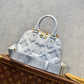 M59822 Alma BB calfskin Monogram 24.5cm light blue