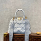 M59822 Alma BB Handbag shoulder bag cross body bags blue calfskin Monogram