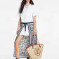 M59963 M59808 Brown Plain Leather Logo Straw Bags 2022 SS free shipping